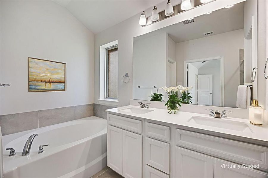 Furnished interior view inside a new home in , Princeton (Image 12).