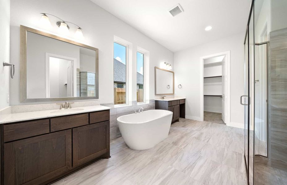 Representative furnished interior of a home built from the 3070AU by Ravenna Homes in Audubon 60′, Magnolia (Image 18).