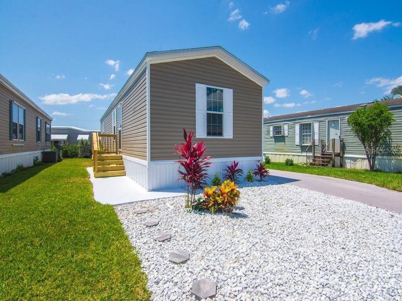 Exterior details and patio area of a home in , Jensen Beach (Image 2). Exterior details and patio area of a home in , Jensen Beach (Image 2).