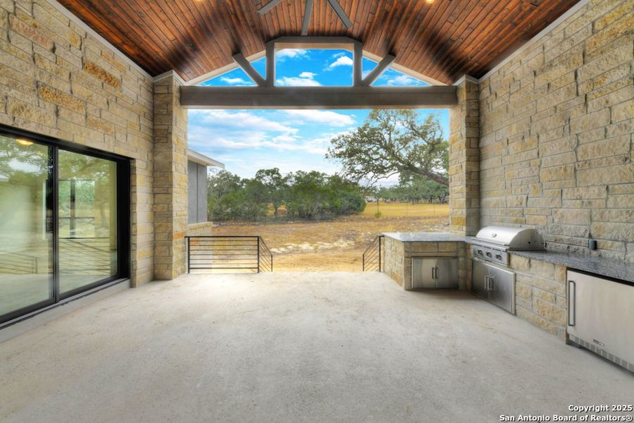Exterior details and patio area of a home in , Boerne (Image 25).
