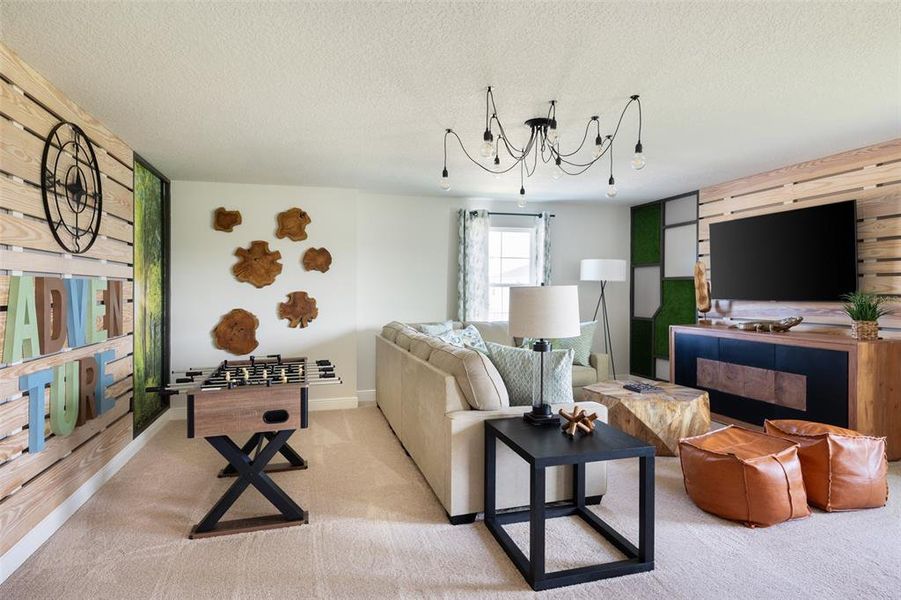 Furnished interior view inside a new home in Pasadena Woods, Wesley Chapel (Image 14).