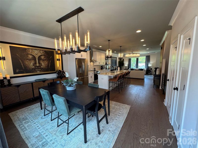 Furnished interior view inside a new home in , Charlotte (Image 9).
