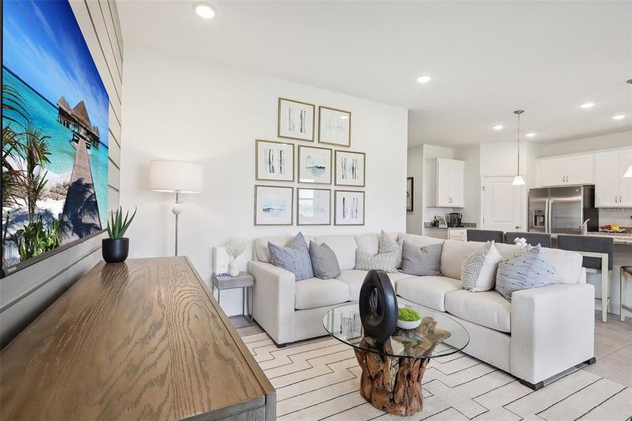 Furnished interior view inside a new home in Hidden Cove, Eustis (Image 33).