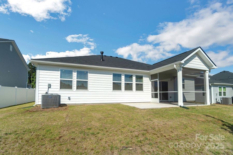 Exterior details and patio area of a home in The Hills, Huntersville (Image 23).
