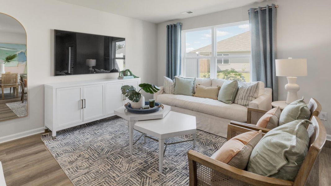 Furnished interior view inside a new home in The Willows at Blake Farm, Wilmington (Image 12).