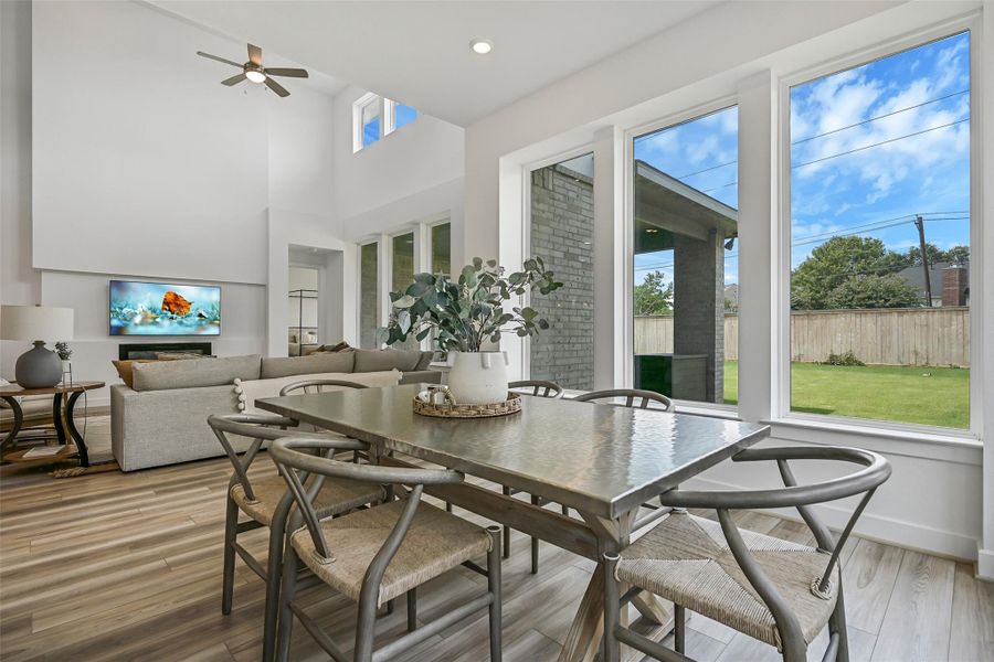 Furnished interior view inside a new home in Avalon at Friendswood, Friendswood (Image 8).