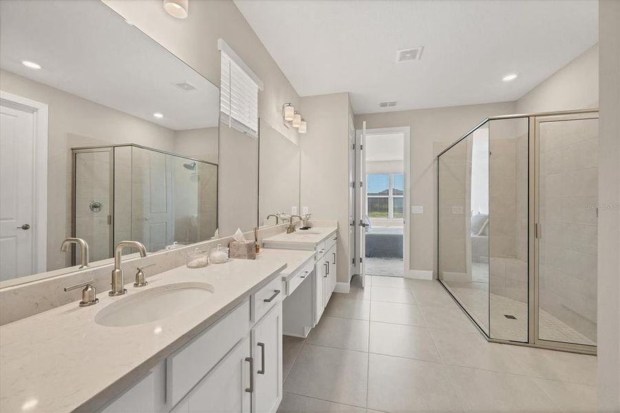 Furnished interior view inside a new home in Esplanade at Artisan Lakes, Palmetto (Image 15).