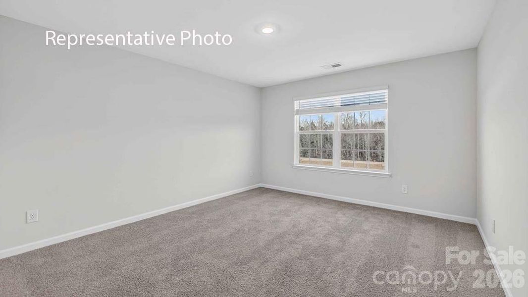 Spacious, unfurnished interior of a new home in Wallace Springs, Statesville (Image 21).