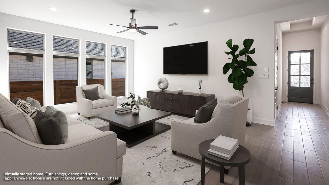 Furnished interior view inside a new home in Juniper Springs, Lockhart (Image 7).