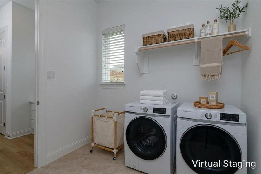 Furnished interior view inside a new home in , Haslet (Image 8).