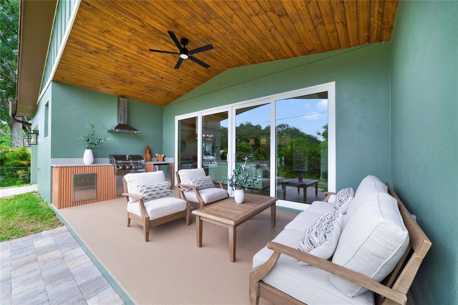 Exterior details and patio area of a home in , Winter Garden (Image 26). Exterior details and patio area of a home in , Winter Garden (Image 26).