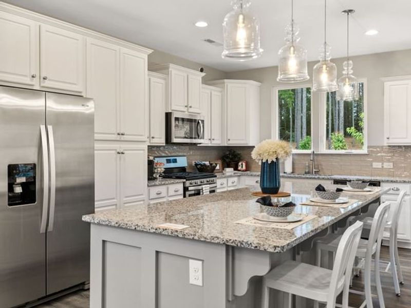 Representative furnished interior of a home built from the Cyprus by True Homes in Westbrook Falls, Colfax (Image 5).