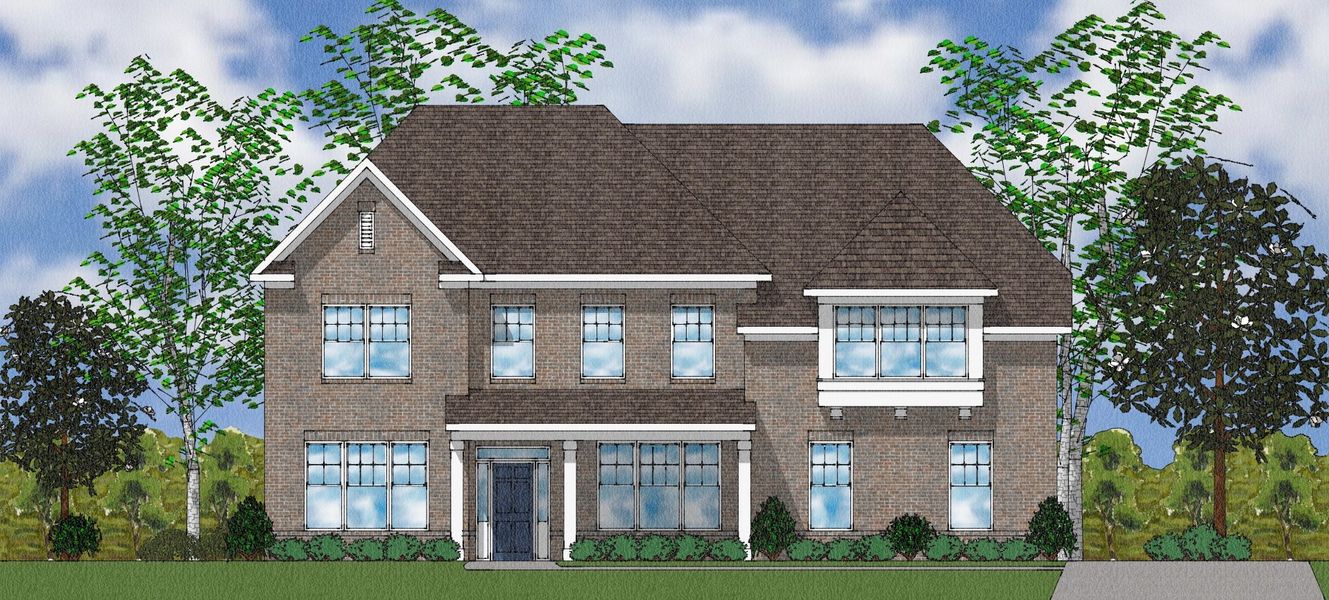 Representative exterior photo of a completed home built from the McKenna II - Elite Collection by Mungo Homes in Suter Estates, Easley, SC (Image 10).