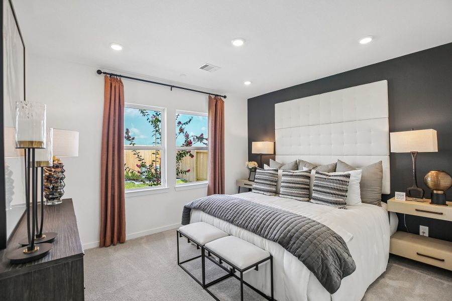 Representative furnished interior of a home built from the Charlton by Taylor Morrison in Mason Woods, Cypress (Image 36).
