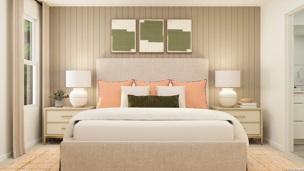 Furnished interior view inside a new home in Voss Farms, New Braunfels (Image 29). Furnished interior view inside a new home in Voss Farms, New Braunfels (Image 29).