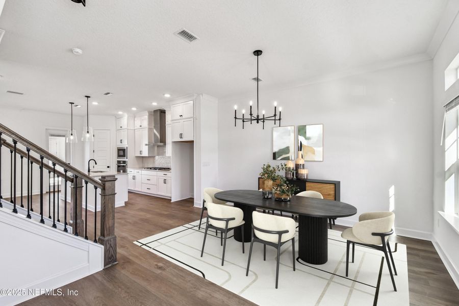 Furnished interior view inside a new home in , Jacksonville (Image 9).