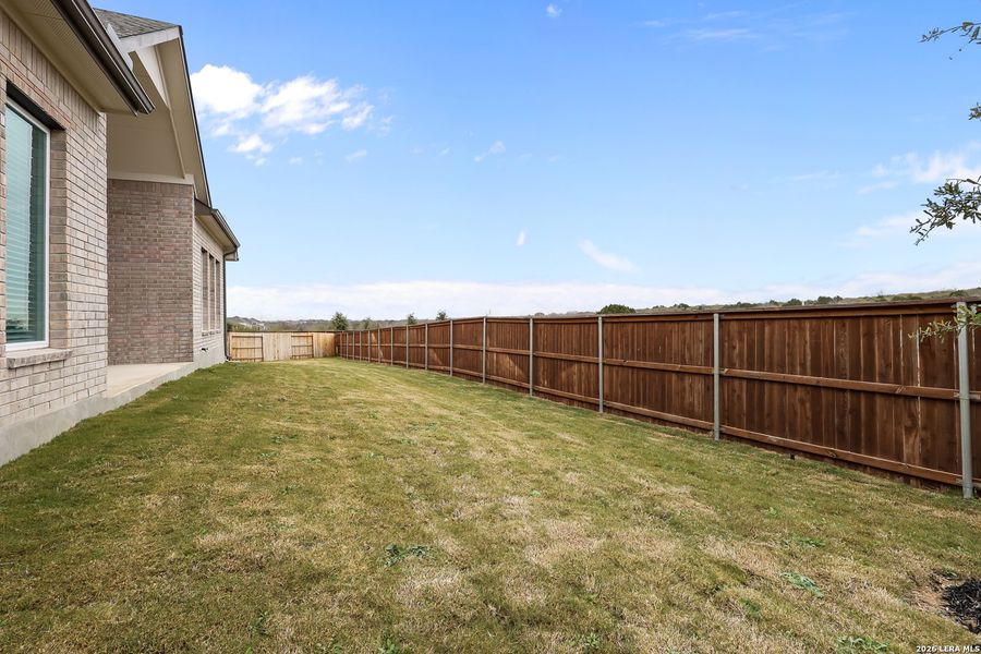 Exterior details and patio area of a home in Homestead, Schertz (Image 25). Exterior details and patio area of a home in Homestead, Schertz (Image 25).