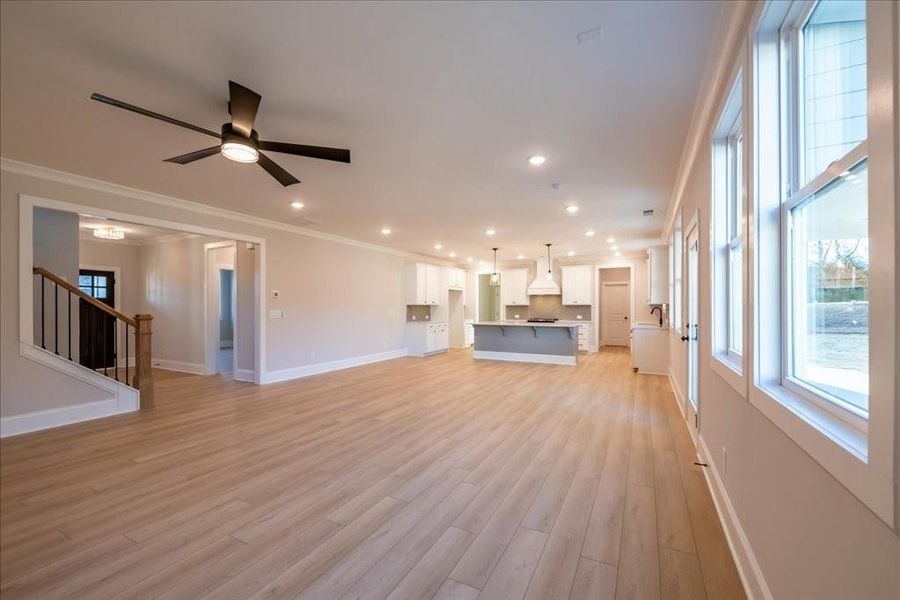 Spacious, unfurnished interior of a new home in Autumn Brook, Canton (Image 52).