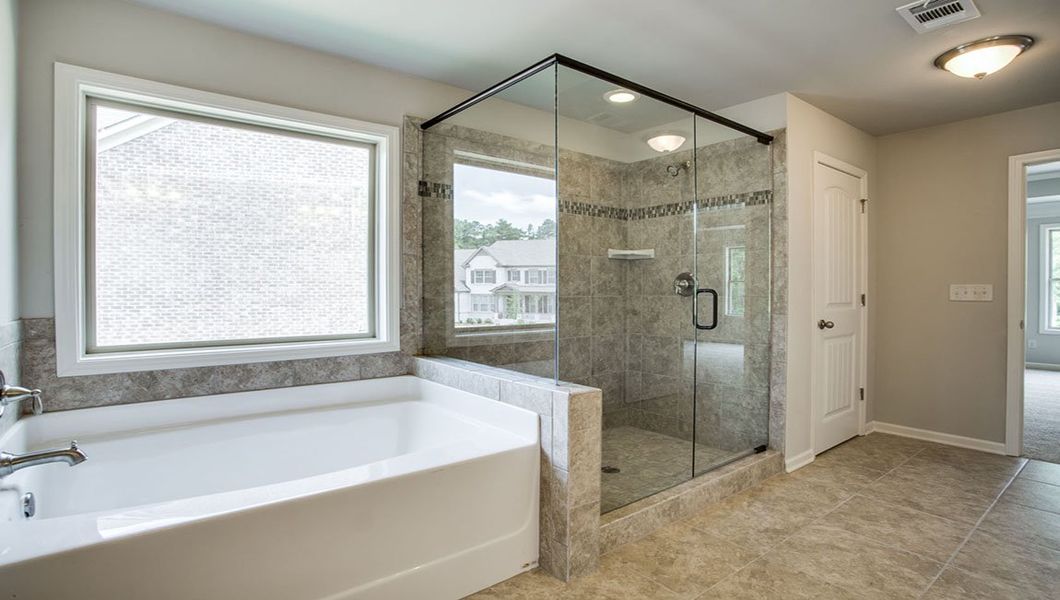 Representative furnished interior of a home built from the Edinburgh by D.R. Horton in Thalley Creek Estates, Cumming (Image 11).