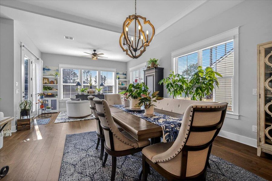 Furnished interior view inside a new home in , Summerville (Image 56).