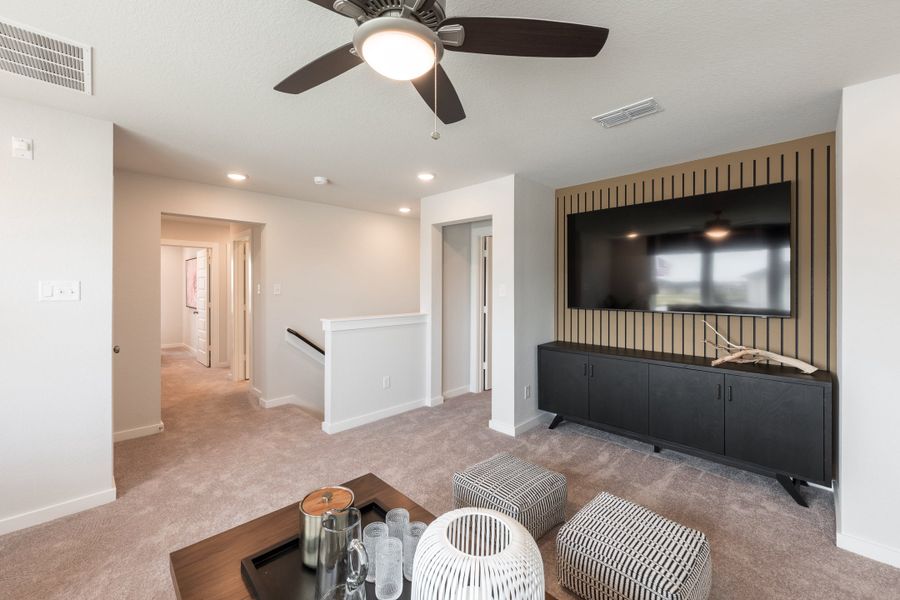 Furnished interior view inside a new home in Mason Woods, Cypress (Image 21).