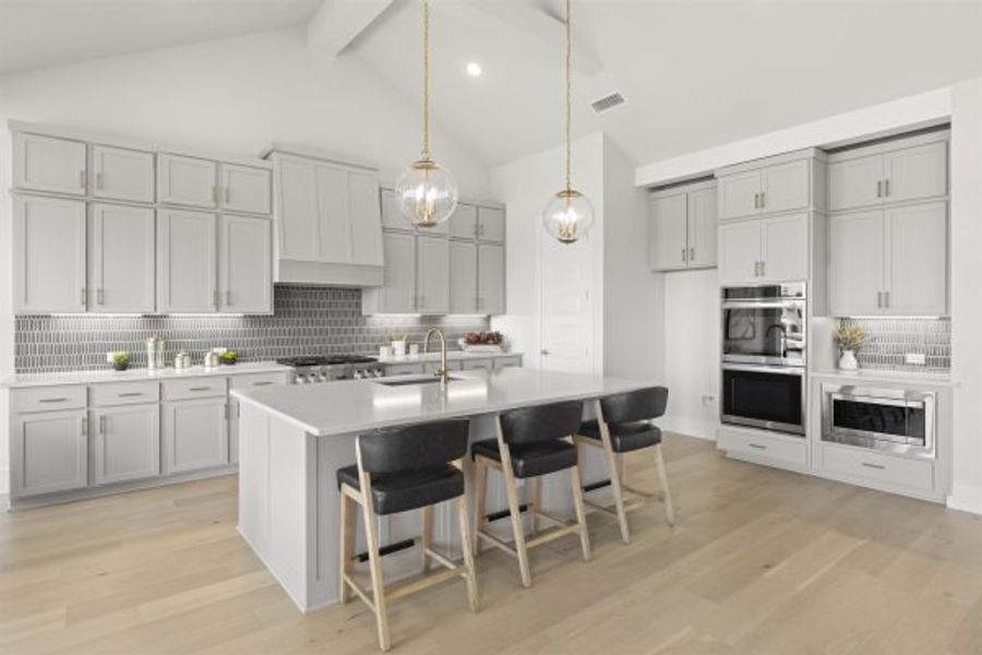 Furnished interior view inside a new home in Heath Golf and Yacht Club, Heath (Image 17).
