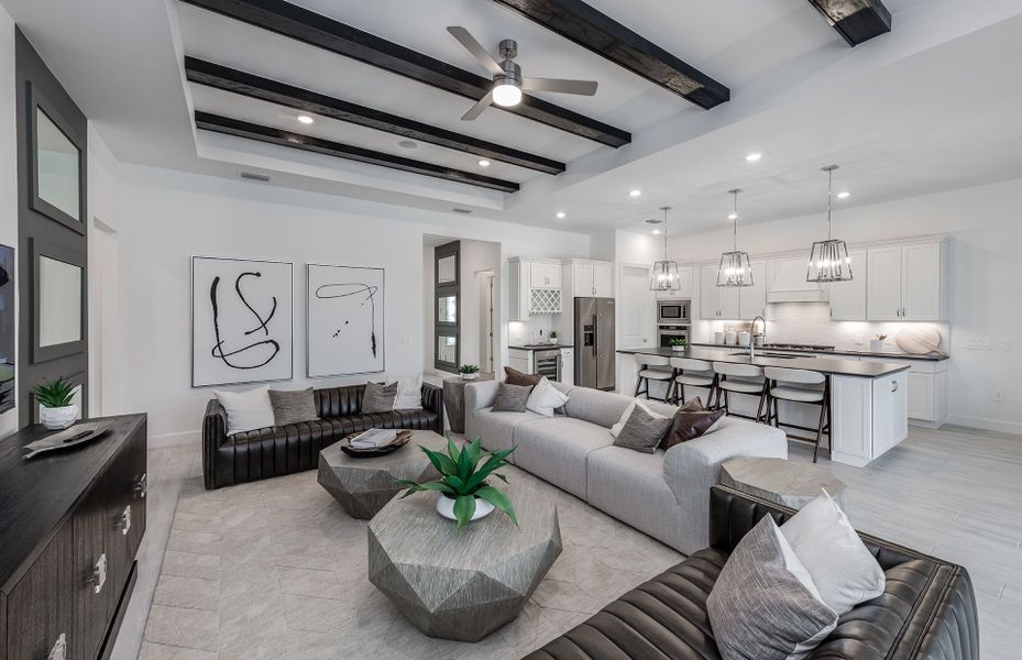 Furnished interior view inside a new home in Terreno, Naples (Image 6).