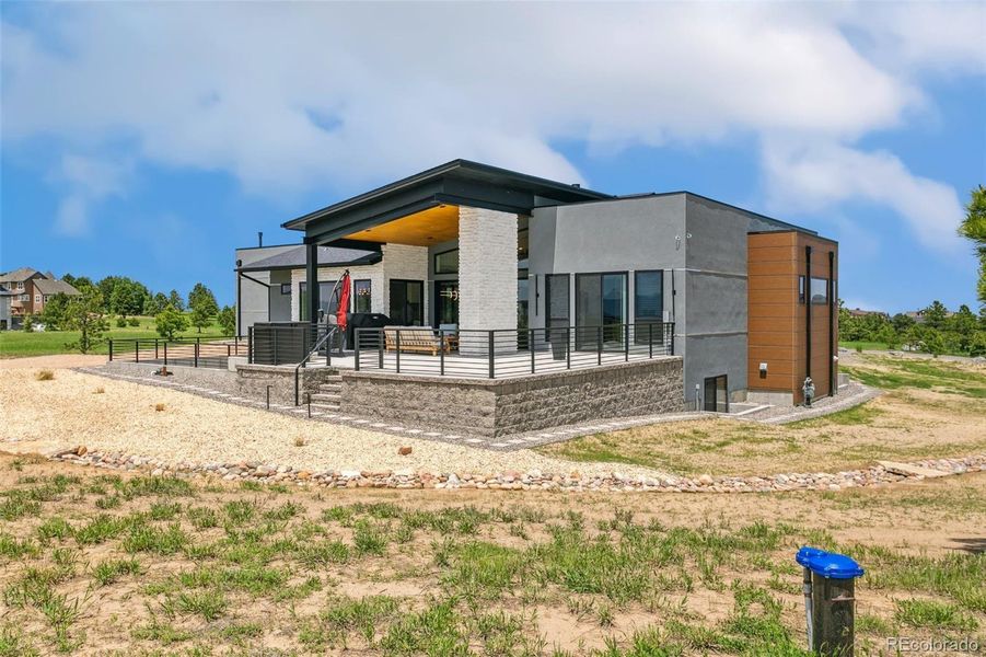 Front exterior of a new home in , Colorado Springs, CO, highlighting curb appeal (Image 22).