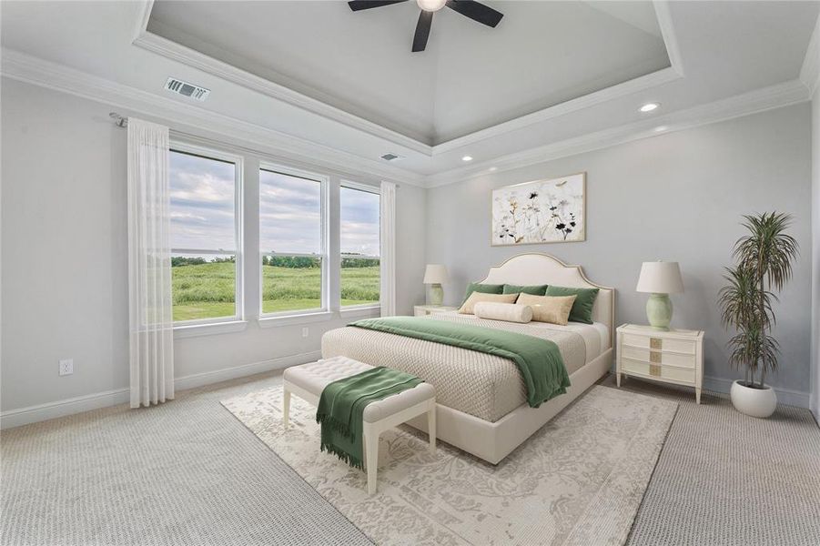 Furnished interior view inside a new home in , Glen Rose (Image 5).