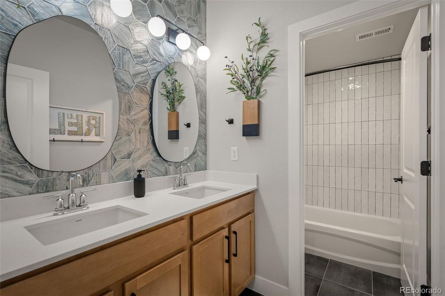Furnished interior view inside a new home in , Colorado Springs (Image 7).