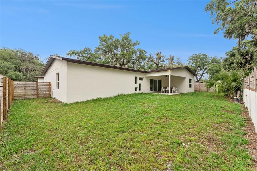 Exterior details and patio area of a home in , Sanford (Image 25).