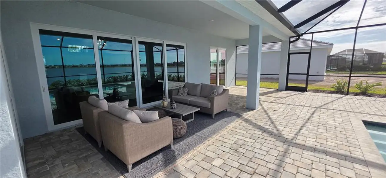 Exterior details and patio area of a home in , Englewood (Image 3). Exterior details and patio area of a home in , Englewood (Image 3).