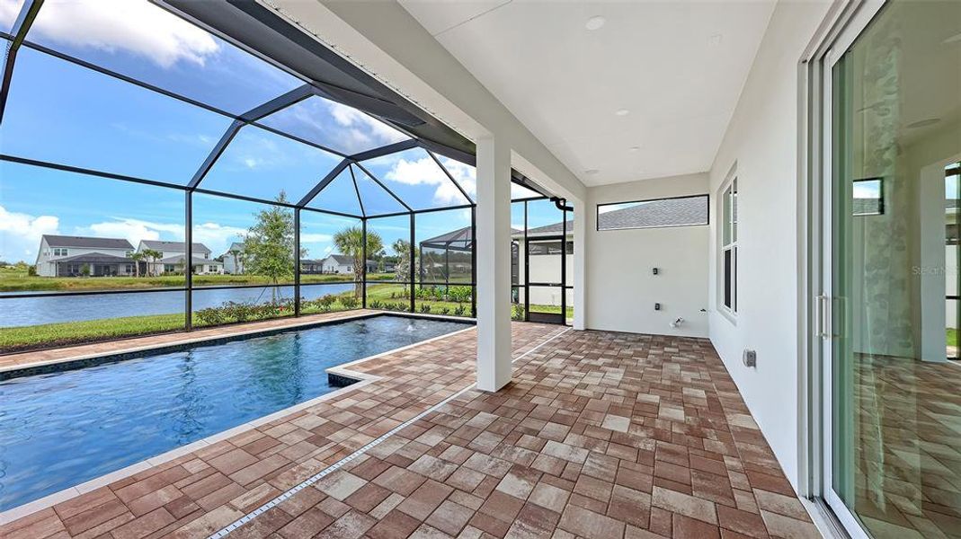 Exterior details and patio area of a home in Gracewater at Sarasota, Sarasota (Image 32). Exterior details and patio area of a home in Gracewater at Sarasota, Sarasota (Image 32).