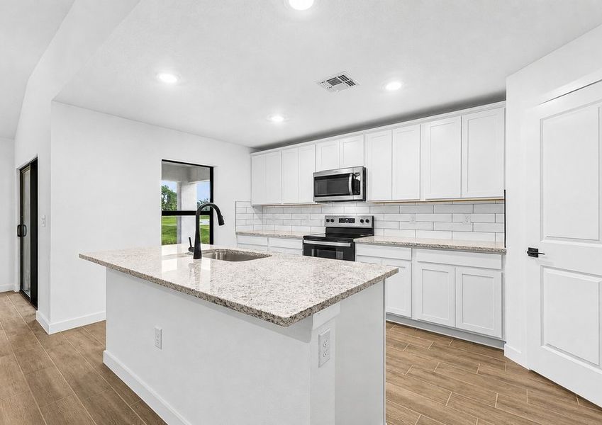 Chefs of all skill levels will fall in love with the upgraded kitchen Chefs of all skill levels will fall in love with the upgraded kitchen