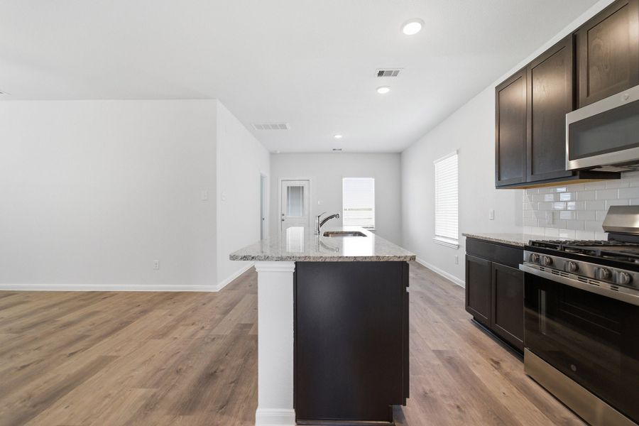 Furnished interior view inside a new home in Windrose Green, Angleton (Image 9).