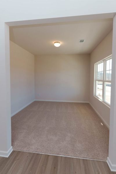 Representative unfurnished interior of a home built from the Clayton by Piedmont Residential in Hampton Ridge, Jefferson (Image 21).