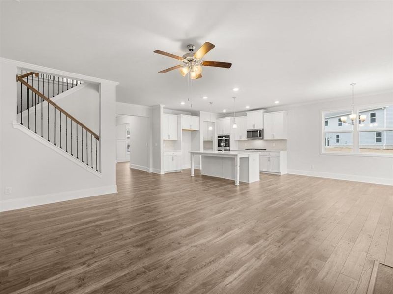 Spacious, unfurnished interior of a new home in Haven Abbey, Cumming (Image 28). Spacious, unfurnished interior of a new home in Haven Abbey, Cumming (Image 28).