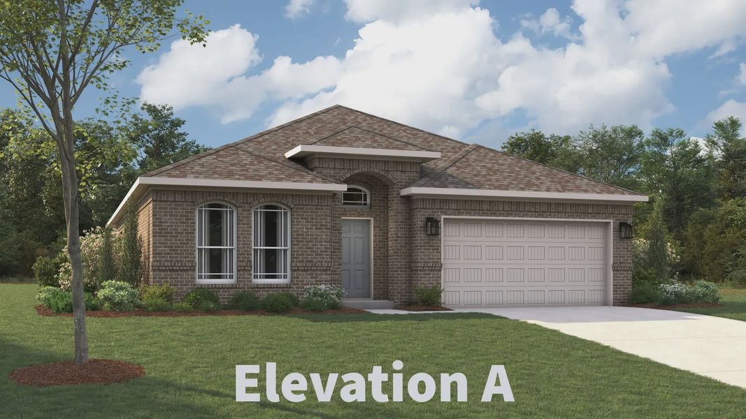 Representative exterior photo of a completed home built from the Silvermist by Stonehollow Homes in Heritage Grove, Blue Ridge, TX (Image 21). Representative exterior photo of a completed home built from the Silvermist by Stonehollow Homes in Heritage Grove, Blue Ridge, TX (Image 21).