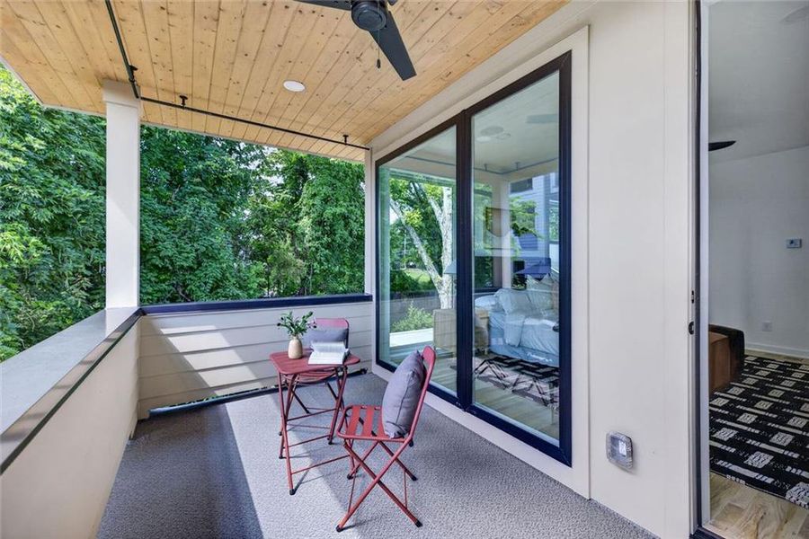 Exterior details and patio area of a home in , Atlanta (Image 30). Exterior details and patio area of a home in , Atlanta (Image 30).