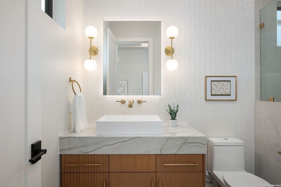 Furnished interior view inside a new home in , San Antonio (Image 41).