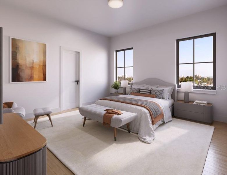 Furnished interior view inside a new home in Lakeview Village Estates, Winter Garden (Image 7).