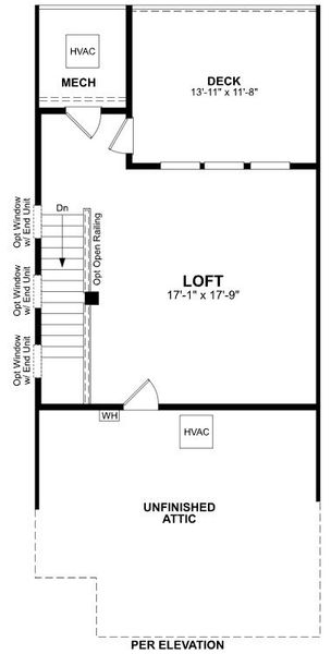 2D floor plan layout of this home in Plano Gateway, Plano, TX (Image 3).
