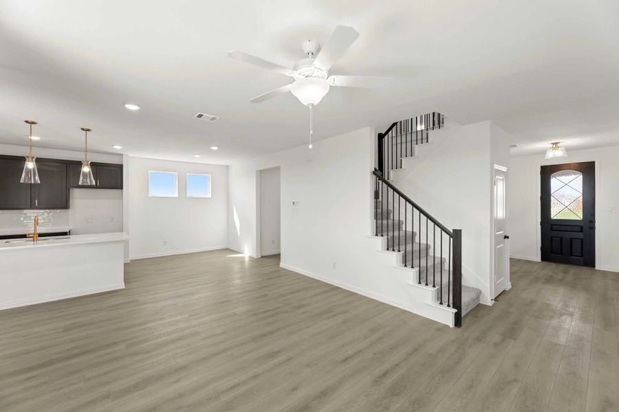 Open Kitchen-Living-Dining Room