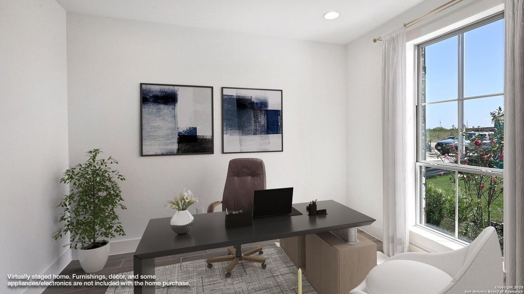 Furnished interior view inside a new home in Homestead 55', Cibolo (Image 10). Furnished interior view inside a new home in Homestead 55', Cibolo (Image 10).