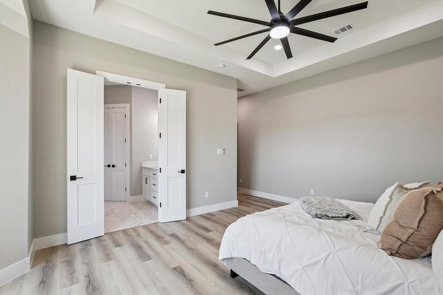 Furnished interior view inside a new home in , Arlington (Image 29).