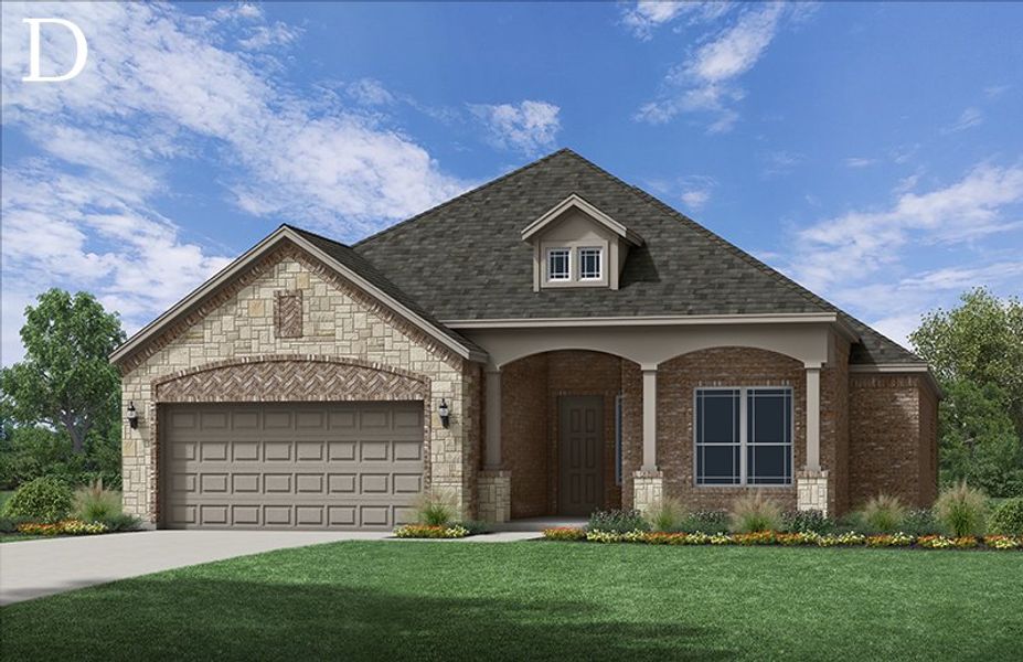 Representative exterior photo of a completed home built from the Del Rio by Windsor Homes in Anna Town Square, Anna, TX (Image 22).