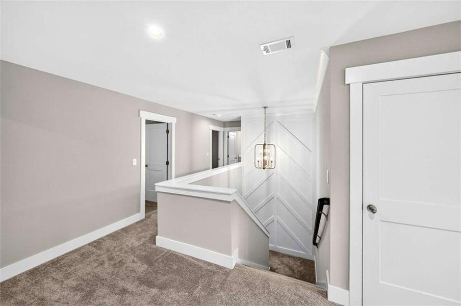 Furnished interior view inside a new home in , Hoschton (Image 8).