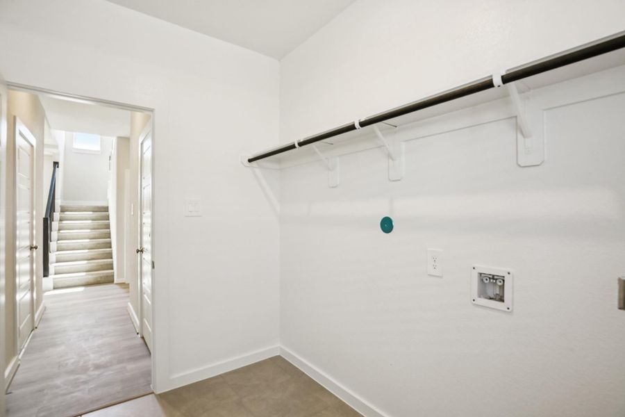 Photo is not of the actual home, but is an inspirational photo of builder’s model home and may depict options, furnishings, and/or decorator features that are not included