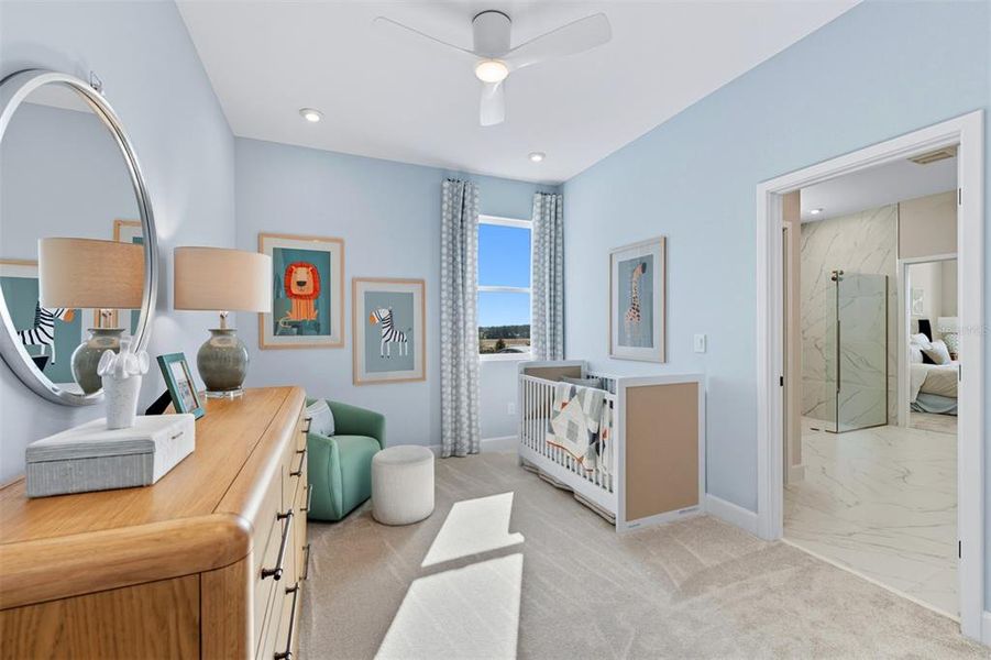 Furnished interior view inside a new home in , Clermont (Image 13).