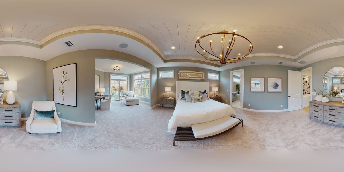 Representative furnished interior of a home built from the Provenance by Epcon Communities in The Courtyards by The Manor, Alpharetta (Image 45).
